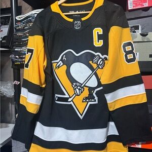 Adidas Black and Gold Climalite Jersey